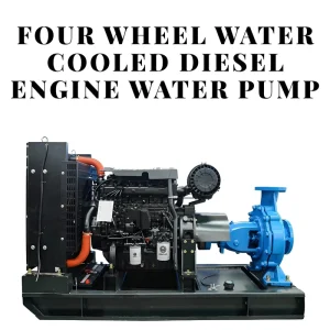 China High Quality Portable Mining Trailer Pump Diesel Engine Water Pump Diesel High Flow Agricultural Irrigation Pump 6 Inch