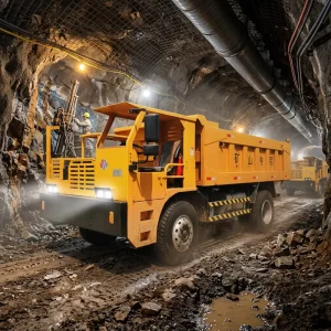 China Manufactured Wheel Type Tipper Truck New Pump Motor Engine Mini 5Ton Underground Heavy Duty Mining Dump Truck