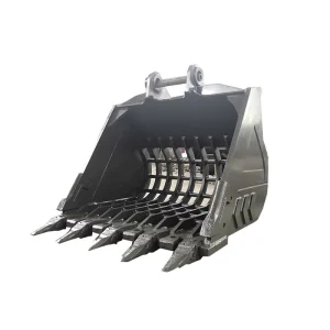 China Manufacturer Heavy Duty Skeleton Sieve Screening Bucket Custom Made for Excavator Stone Mud Separation Attachment