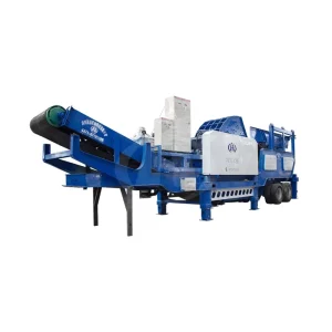 China Tractor Concrete Marble Rock Stone Mobile Impact Crusher Machine