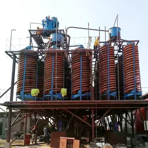Chrome Spirals Chrome Wash Plant Complete Set Chromite Mining Equipment to Zimbabwe