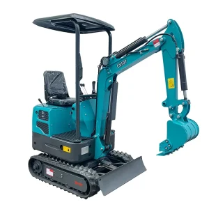 Chuangxin New 1020kg CE Certified Mini Excavator Crawler Type All Terrain Engine Motor Pump Gearbox PLC Gear