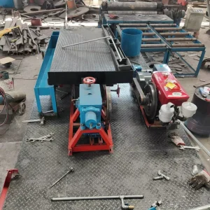 Chunlei Mining Equipment Gravity Separation Shaking Table with Gears & Bearings 8t/h Capacity for Gold Mineral Processing Plants