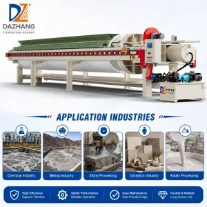 Circular Filter Plate Filter Press Dewatering for Wastewater Mining Chemical Solid Liquid Separation