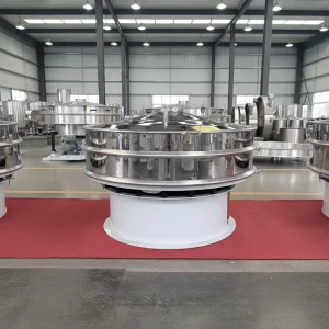 Circular Vibrating Separator Liquid Screen Machine for Citric Acid Plastic Particles Food Processing Soybean Slurry Screening