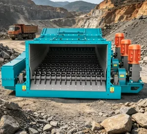 Coal Mining Vibrating Screen for Crushing Plant Pre-Screening Reduces Crusher Load Heavy-Duty Capacity PLC Controlled