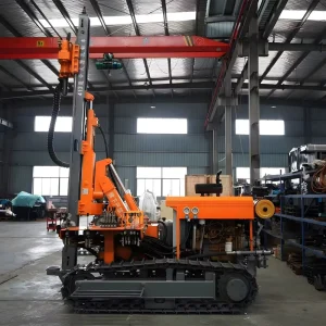 Compact Crawler DTH Drill Rig for Quarry Blasting and Rock Splitting Applications