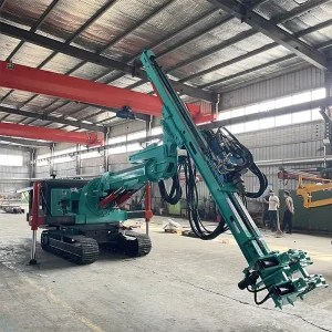 Compact Crawler Mining Tunnel Drilling Rig 85kW Horizontal Rock Tunnel Drilling Equipment with Triple Pump Diesel Engine
