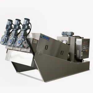 Compact Design Stainless Steel Screw Press Sludge Separator for Food Processing Wastewater