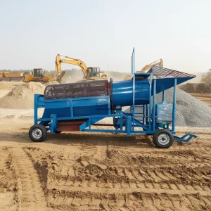 Compact Mining System Small Scale Gold Mining Equipment Rotary Trommel Scrubber
