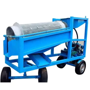 Compost Portable Gold Wash Mining Trommel Para Scrubber Wash Plant for Gold Screen Sieve Filter Sand Washer