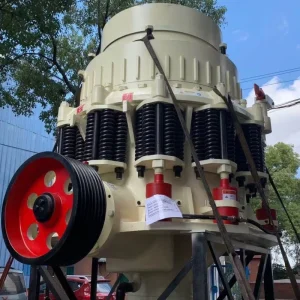 Compound Cone Crusher PLC Controlled Engine Bearing High Productivity Laminated Crushing Principle Low Failure Rate