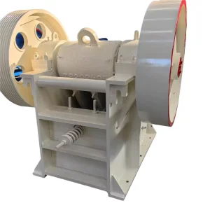 Concrete Crushing Plant Pebble Jaw Crusher Machine 7.5kw DC Motor Max. 6t/h Capacity Energy Saving with Engine Bearing Gear