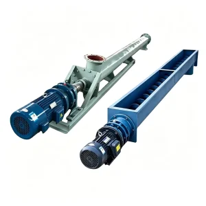 Concrete Mixing Plant Tube Screw Conveyor Cement Fly Ash Dry Powder Granule Automatic Auger Feeder