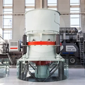 Cone Crusher AC Motor High Capacity PLC Control Long Service Life Stone Mineral Ore Processing Equipment