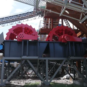 Construction Ore Mining Machinery Sand Washing Plant Fine Sand Washer Gear Pump Bucket Wheel 15-200t/h Low Power