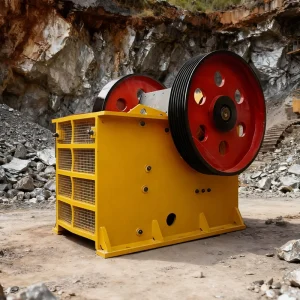 Construction Primary Jaw Crusher with AC Motor Bearing and Gear Max.50t/h Stone Crushing Equipment