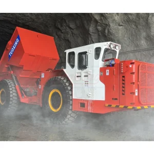 Continuous Mining Machine for Ore Mining Systems Articulated Underground Truck 20T Rated Load 10m Bucket