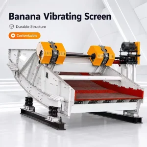Continuous Working Heavy Industry Screening Equipment Ore Beneficiation Construction Material Banana Vibrating Bearing