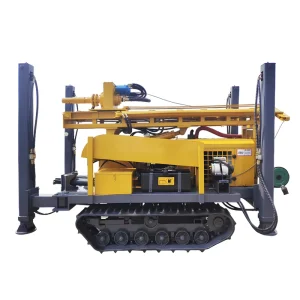 Core Drilling Rig for Water Well Drilling Mining Use Diesel Powered Track Mobility Max 500m Depth