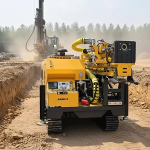 Core Geology Borehole Soil Tracked Drilling Rig Gold Mining Machine