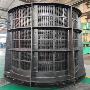 Corrosion Resistant Trommel Screen For Acidic Slurry Discharge