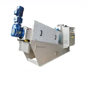 Corrosion resistant Screw Press Dewatering Equipment for Sludge Solid liquid Separation