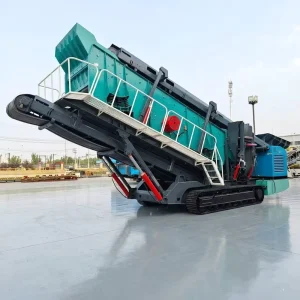 Crawler 7018 Vibrating Screen Machine Large Output 120-220Ton Stone Sand Classification Equipment Mesh Mobile Screening Station
