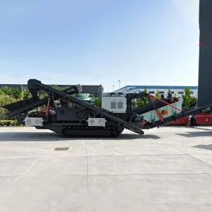 Crawler Cone Crusher Compact Structure Mobile Rock Crushing Equipment High Capacity Crusher Mobile Cone Crushing Machine