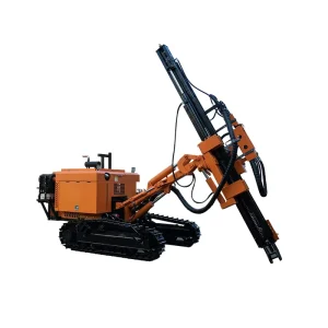 Crawler DTH Drilling Machine with Dust Control Hydraulic Rock Drill Rig for Quarry and Mining