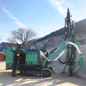 Crawler DTH Drilling Rig With Operator Cabin Geological Exploration Drill Rig Mining Rock Drilling Hard Rock Drilling Machine