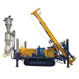 Crawler Diesel Powered Hydraulic Drilling Rig Engine Integrated Mud Purification 100-500m Medium Deep Borehole Drilling