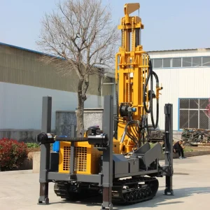 Crawler Hydraulic Water Well Drilling Rig Diesel Engine Borehole Drilling Machine for Farm Irrigation Deep Well