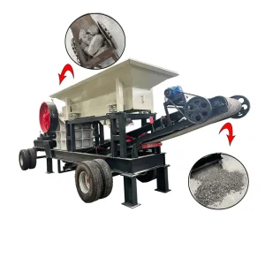 Crawler Jaw Crusher Mobile Stone Crushing Machine Price Track Mounted Jaw Crusher Plant for Construction Waste