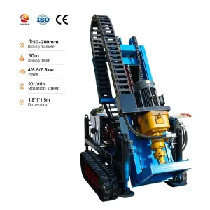 Crawler Mining Drilling Rig Rock Borehole Mining Blasting Down the hole Drill Small Hydraulic Down the Hole Drilling Rig