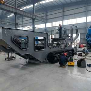 Crawler Mobile 1414 Hammer Crusher Machine Mobile Stone Crushing Plant for Mining Quarry Granite Rock Crushing