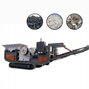 Crawler Mobile Crushing Station Track-Mounted Jaw Crusher Plant for Gold Ore Stone Equipment for Mining