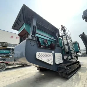 Crawler Mobile Hammer Crusher 1416 Portable Rock Crushing Station 200t/h for Mining Construction