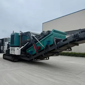 Crawler Mobile Impact Crusher 1313 Model 250t/h Capacity Mobile Stone Crushing Plant Quarry Mining Construction Waste Recycling