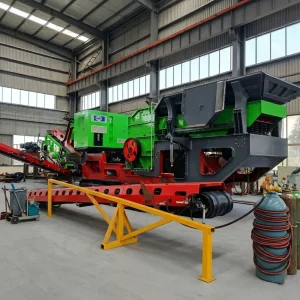 Crawler Mobile Stone Crusher 1414 Hammer Crushing Plant for Limestone Granite River Stone Mining Equipment
