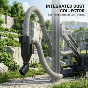 Crawler Mounted Solar Piling Rig DTH Borehole Drilling Machine for Civil Engineering and Geotechnical Project