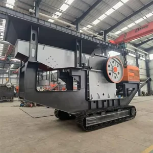 Crawler Moving Jaw Crusher Mobile Diesel Stone Crushing Plant Track Mobile Crusher Price List
