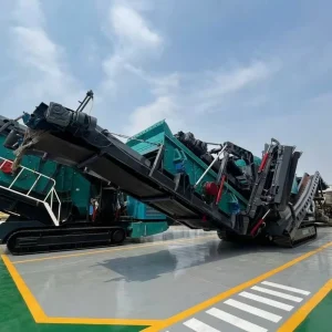 Crawler PF1315 Impact Crusher All in one Crushing Station 180 260t h Hydraulic Self propelled Rock Stone Breaking Plant