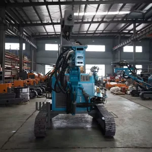 Crawler Pneumatic DTH 500m Depth Hole Drilling Equipment Well Drilling Rig