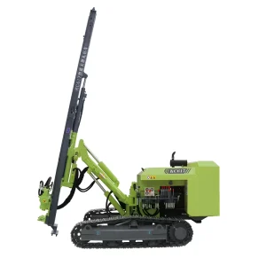 Crawler Portable Rotary Diesel Engine Rotary Drilling Rig With Motor For Hard Rock Drilling Max 50m Depth