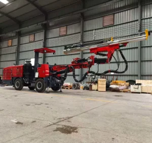 Crawler Rock Drilling Machine Hydraulic Drilling Rig Diesel Powered 220V for Underground Mine Hydropower Tunnel Motor Gearbox
