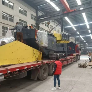 Crawler Type Mobile Gravel Feeder with Separator
