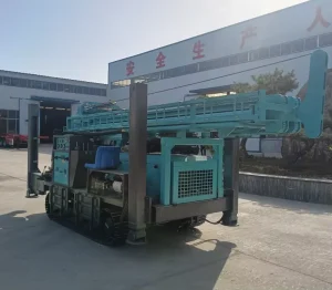 Crawler Water Well Drill Rig 300m Deep 85kW Diesel Engine Rotary Borehole Drilling Machine