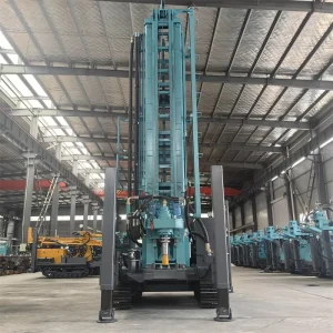 Crawler Water Well Drilling Rig Diesel Powered 0 600m Depth Motor Gear High Productivity Manufacturer