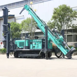 Crawler type Rock Powder Collection Metal Mine Exploration Diesel Powered High Productivity RC Air Reverse Circulation Pump